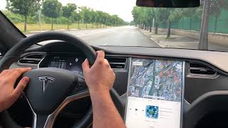 Tesla Model S P100D Ludicrous mode acceleration [upl. by Averil]