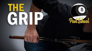 How to Grip a Pool Cue  Pool Tutorial  Pool School [upl. by Kcirdahs163]