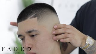 FLAWLESS BALD FADE HAIRCUT BARBER TUTORIAL [upl. by Oiramaj192]