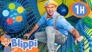 Blippis Indoor Museum Playtime Challenge Educational Videos for Kids [upl. by Aihsein]