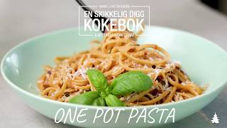 One Pot Pasta fra En skikkelig digg kokebok [upl. by Treboh]