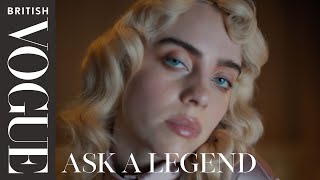 Billie Eilish Answers Questions From Justin Bieber amp 22 Other Famous Fans [upl. by Milty]