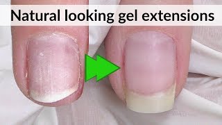 Natural Looking Gel Nail Extensions  Bio Sculpture Gel Review [upl. by Hbahsur173]