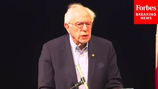 Bernie Sanders Warns Iowa City About Rise Of Oligarchy Power In The United States [upl. by Suiratnauq]