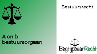 a en b bestuursorganen [upl. by Ddot]