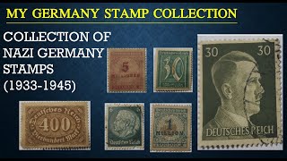 My Germany Stamp CollectionPART 1Rare stamps Of GermanyThe World StampGallery [upl. by Harelda]