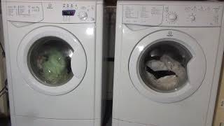 Wash race  Indesit vs Indesit Synthetics 50c [upl. by Celinda197]