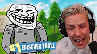 Alphastein TROLLT mich bis zum RAGEQUIT in FORTNITE [upl. by Auston]