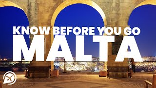 Things to KNOW before you VISIT MALTA [upl. by Macdermot]