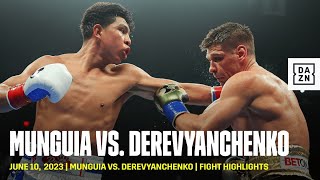 HIGHLIGHTS  Jaime Munguia vs Sergiy Derevyanchenko [upl. by Fredric]