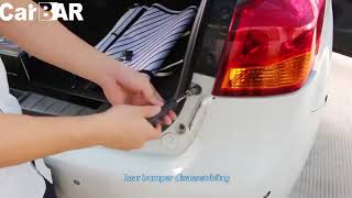 How to install Blind Spot Detection System BSD Microwave Radar Sensor [upl. by Atibat]