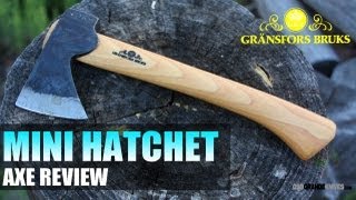 Gransfors Bruks Mini Hatchet Review  OsoGrandeKnives [upl. by Namron]