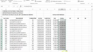 Control de Pagos y Antigüedad de Saldos de Proveedores en Excel [upl. by Noiramaj]