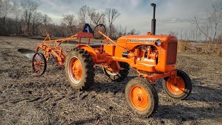 Allis Chalmers B Plowing [upl. by Eciram]