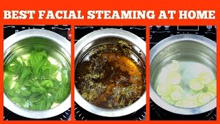 Get clear flawless skin Facial steaming at home with DEMO [upl. by Jamill]