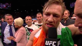 UFC 189 Conor McGregor and Chad Mendes Octagon Interviews [upl. by Lieno66]