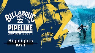 Highlights Billabong Pro Pipe Day 1 [upl. by Dlonra]