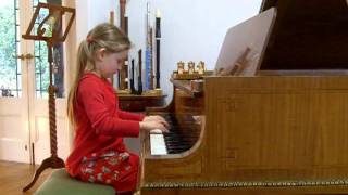 Sonata in Eflat major by Alma Deutscher aged 6  I moderato composed Nov 2011 [upl. by Georgie]