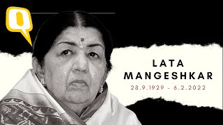 Tribute  Remembering Lata Mangeshkar Indias Nightingale  The Quint [upl. by Uzzi]