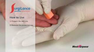 How to Use SurgiLance™ Safety Lancets [upl. by Darda]