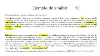 Ejemplo de análisis [upl. by Henriette]