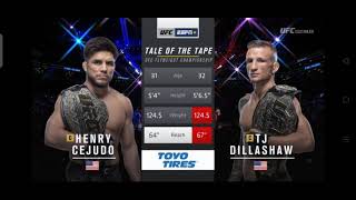 Henry Cejudo vs TJ Dillashaw Full FightHD [upl. by Borlase]