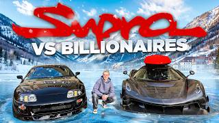 1000HP Supra terrorizing Billionaires Hypercarmeet in Switzerland [upl. by Meletius]