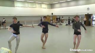 Mariinsky Ballet Class at ROH [upl. by Ahtiuqal937]