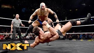 The War Raiders tear into the NXT Tag Team division in shocking debut WWE NXT April 11 2018 [upl. by Esyle519]