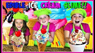 DIY Edible Slime Candy How To Make Edible ICE CREAM SLIME [upl. by Roseline]