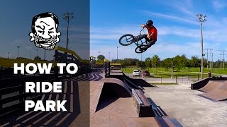 BMX Basics  7 Skatepark Skills [upl. by Hui]