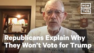 Lifelong Republicans Explain Why Theyre Voting Against Trump  NowThis [upl. by Assile]