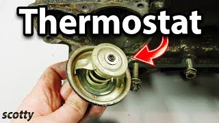 How to Replace a Bad Thermostat in Your Car [upl. by Ramel988]