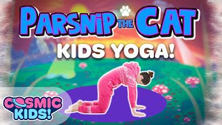 Parsnip The Cat  A Cosmic Kids Yoga Adventure [upl. by Lrem]