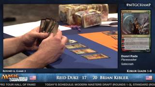 2013 World Championship  Standard Round 6  Reid Duke vs Brian Kibler [upl. by Mailliwnhoj703]