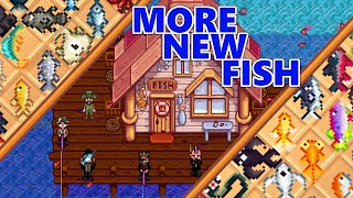 Stardew Valley  Add More New Fish to the Game mod [upl. by Aihsekel]