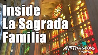 Inside La Sagrada Familia  Artrageous with Nate [upl. by Millisent780]