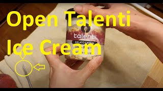 Open Stuck Talenti Gelato  Easiest and Safest Way [upl. by Ejrog]