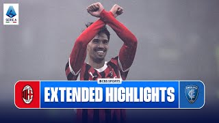 AC Milan vs Empoli Extended Highlights  Serie A  CBS Sports Golazo [upl. by Kobe]