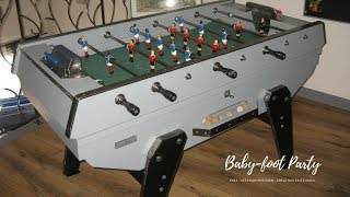 Babyfoot fait main [upl. by Alaehcim]