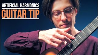 How to play artificial harmonics on guitar [upl. by Wilton472]