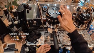 POV  Solo barista Workflow [upl. by Kotz62]