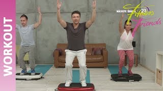 Vibrationsplatte Slim  Workout 1 II Fitness Friends [upl. by Aiem724]