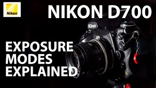 Nikon D700 Exposure modes [upl. by Lanita685]