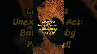 Leopard’s Unexpected Act Baboon Baby Protected [upl. by Arlen954]