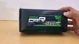 Ovonic 50c 5200mAh 2s Lipo Battery Review [upl. by Lattimer842]