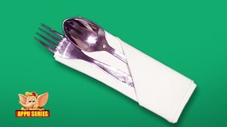 Fold a Silverware Napkin Pouch [upl. by Pettifer]