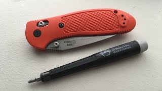 How to disassemble and maintain your Benchmade Ritter Griptilian Pocketknife [upl. by Egarton]