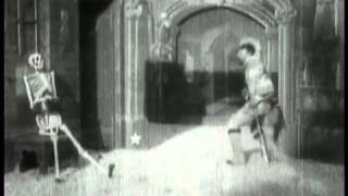 The Haunted Castle 1896 George Melies Silent Film [upl. by Hessney951]