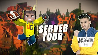 MINECRAFT SERVER TOUR amp BED WARS  UJJWAL GAMER [upl. by Alisan]